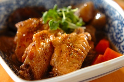 鶏手羽の煮物