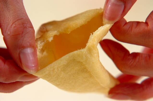 春らんまんパッカンおにぎりとおかず巾着の作り方の手順4