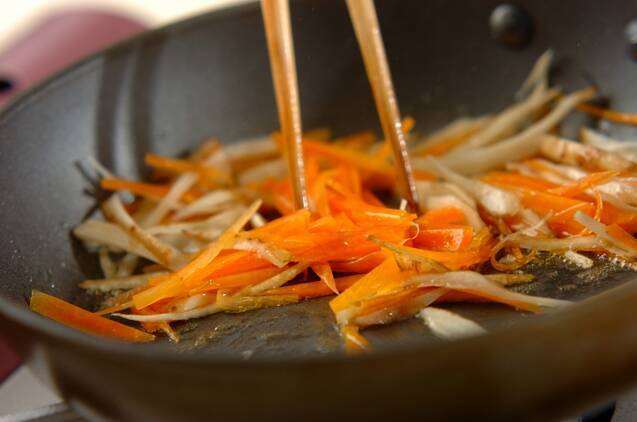 春らんまんパッカンおにぎりとおかず巾着の作り方の手順5