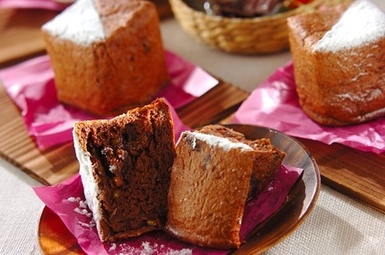 オレンジチョコのキューブパン