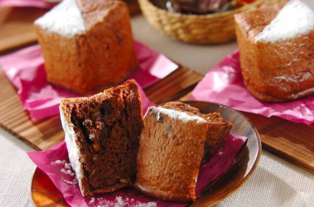 オレンジチョコのキューブパン