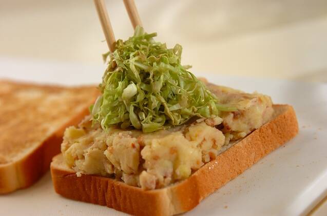 コロッケ風ボリュームサンドイッチの作り方の手順5