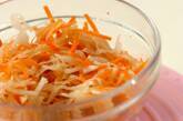 大根とニンジンの和風のマリネの作り方3