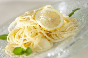 レモンクリームのパスタ