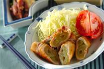 豚肉のフキ巻き