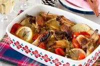 チキンとじゃがいもの香ばしレモングリル