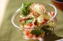 タコとキュウリの梅肉和え