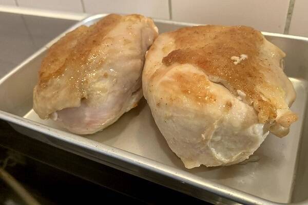 鶏胸肉のしっとりロースト　タプナード添えの作り方の手順11
