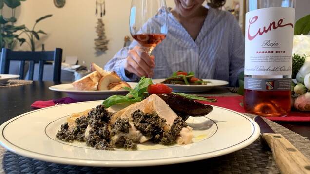 鶏胸肉のしっとりロースト　タプナード添えの作り方の手順13