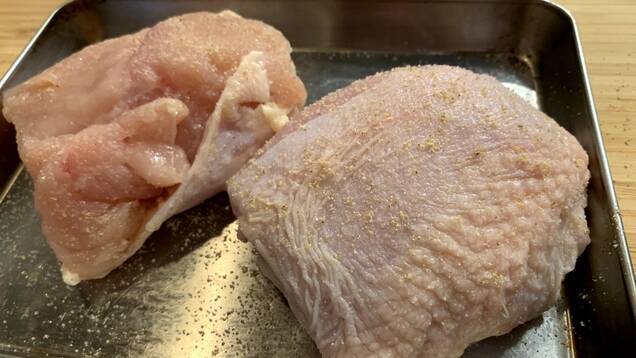 鶏胸肉のしっとりロースト　タプナード添えの作り方の手順6