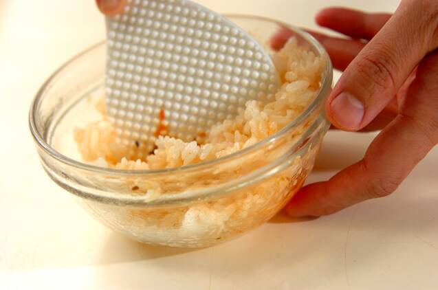 オムドッグおにぎりの作り方の手順1