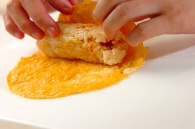 オムドッグおにぎりの作り方の手順4