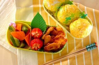 鶏むね肉のコチュマヨ焼き弁当