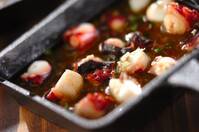 タコのアヒージョ風バルサミコ酢がけ