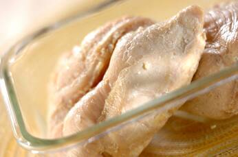 アレンジ自在！自家製しっとりサラダチキン(前日準備有り)