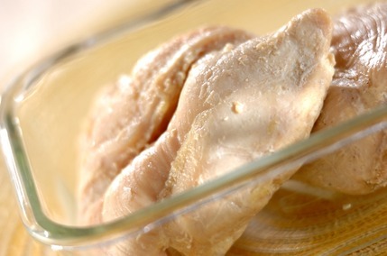 アレンジ自在！自家製しっとりサラダチキン(前日準備有り)