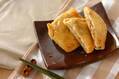 里芋のみそ和えの油揚げ包み