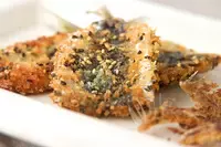 イワシのゴマ衣焼き