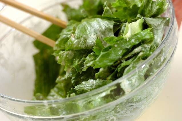 シーザーサラダの作り方の手順2