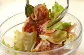 揚げ豚肉のサラダの作り方4