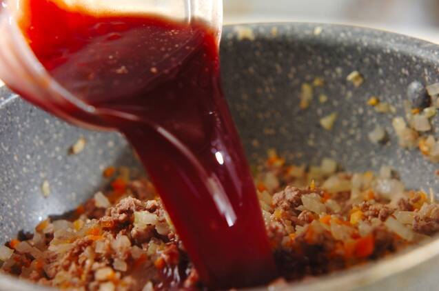 簡単にお店の味！自家製ミートソーススパゲティ by 金丸 利恵さんの作り方の手順4