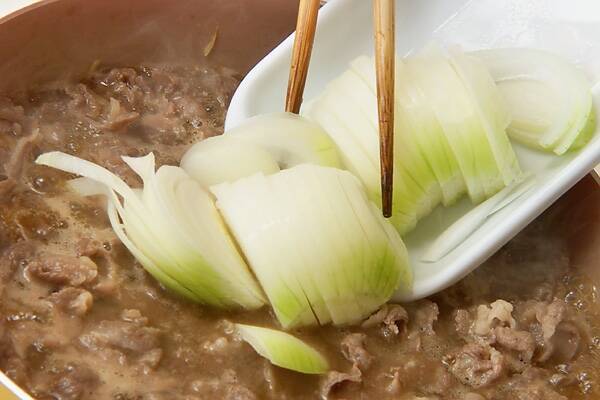 すぐできる！かんたん牛丼の作り方の手順3