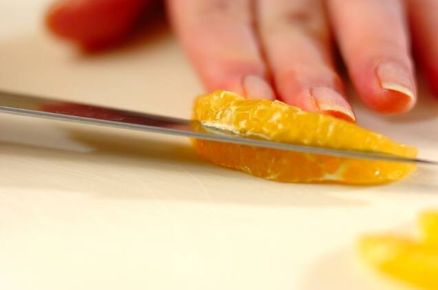 鶏ハムとハッサクのサラダ　ラビゴットソースの作り方の手順1