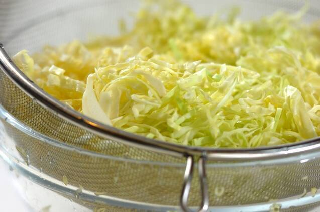 シラスと豆腐の和風サラダの作り方の手順1