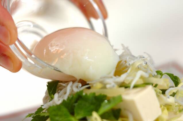 シラスと豆腐の和風サラダの作り方の手順3