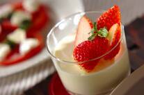 ホワイトチョコババロア