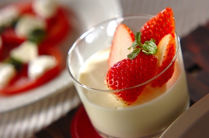 ホワイトチョコババロア