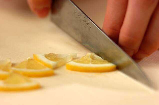 ハチミツレモンゼリーの作り方の手順1