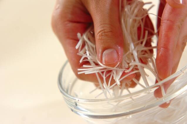 揚げナスのネギソース和えの作り方の手順2