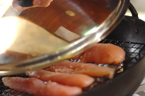 鶏ささ身の燻製の作り方2