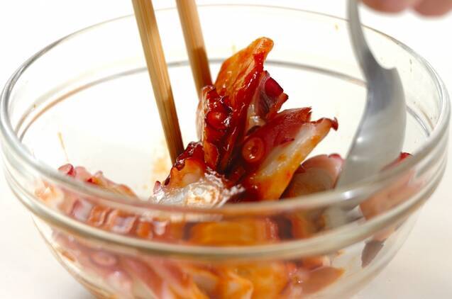 タコのエスニック和えの作り方の手順2