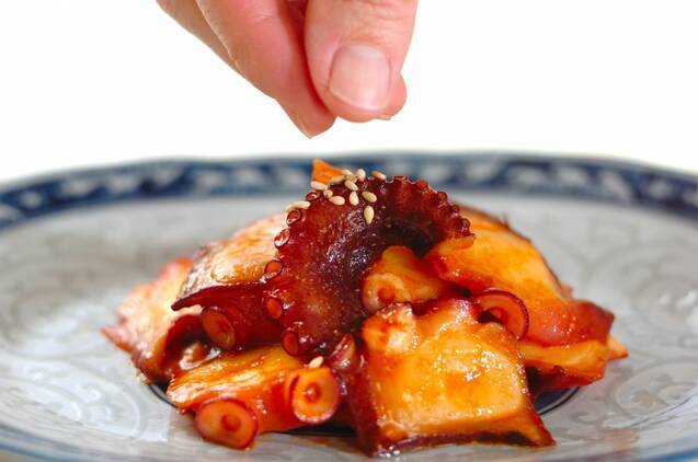 タコのエスニック和えの作り方の手順3