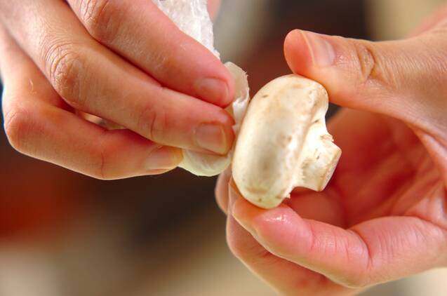 ベビーリーフのサラダの作り方の手順1