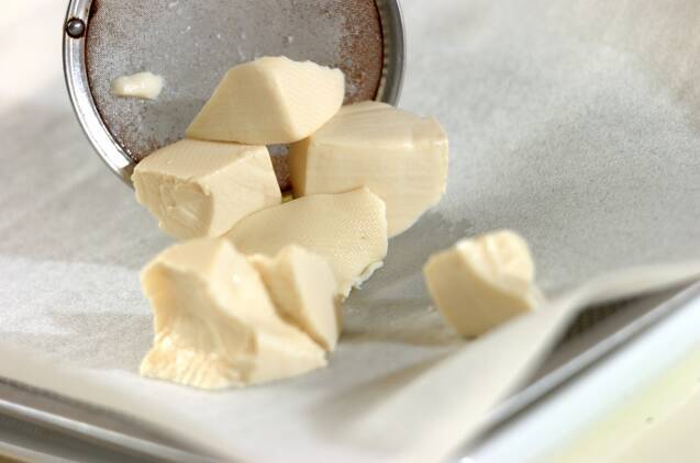 ほろほろ木綿豆腐の小鉢の作り方の手順2