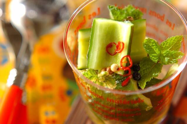 キュウリの簡単ピクルス