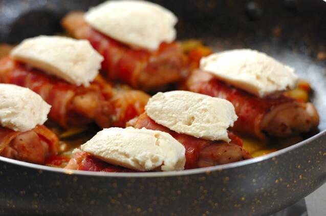 ベーコン巻きチキンの煮込みの作り方の手順7