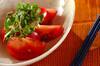 トマトと貝われの山椒サラダの作り方の手順