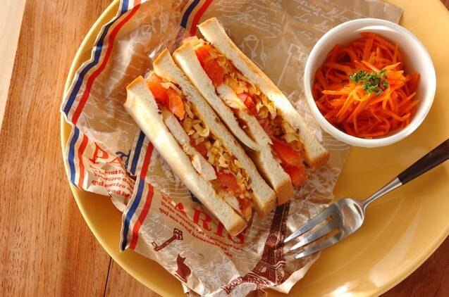 チキンのスパイシーサンドイッチ