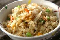 ゴボウの炊き込みご飯