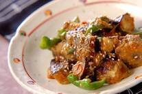 ナスのゴマみそ炒め