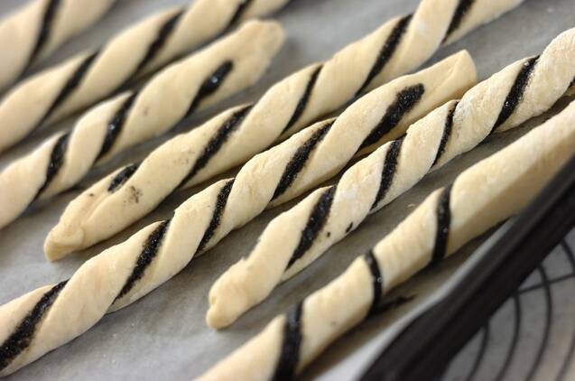 黒ゴマツイストバトンの作り方の手順11