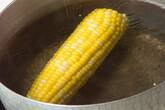 ゆでトウモロコシの作り方2