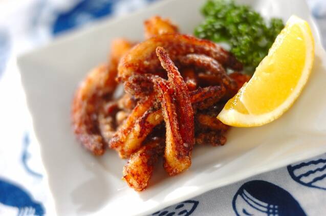 イカゲソのから揚げ