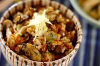 ふっくらおいしいカキご飯