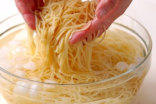 トマトの冷パスタの作り方の手順6