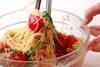 トマトの冷パスタの作り方の手順7